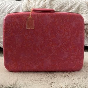 Vintage Samsonite Pink Suitcase